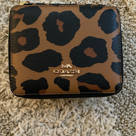 Coach Jewelry - COACH LEOPARD JEWELRY BOX!! NWT!!